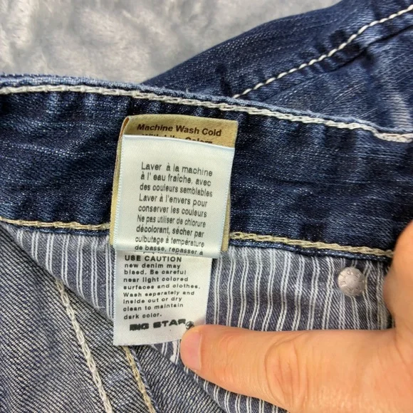 Big Star Pioneer Boot Mens Jeans Size 33L Distressed Cowboy Western Rodeo - Picture 15 of 16